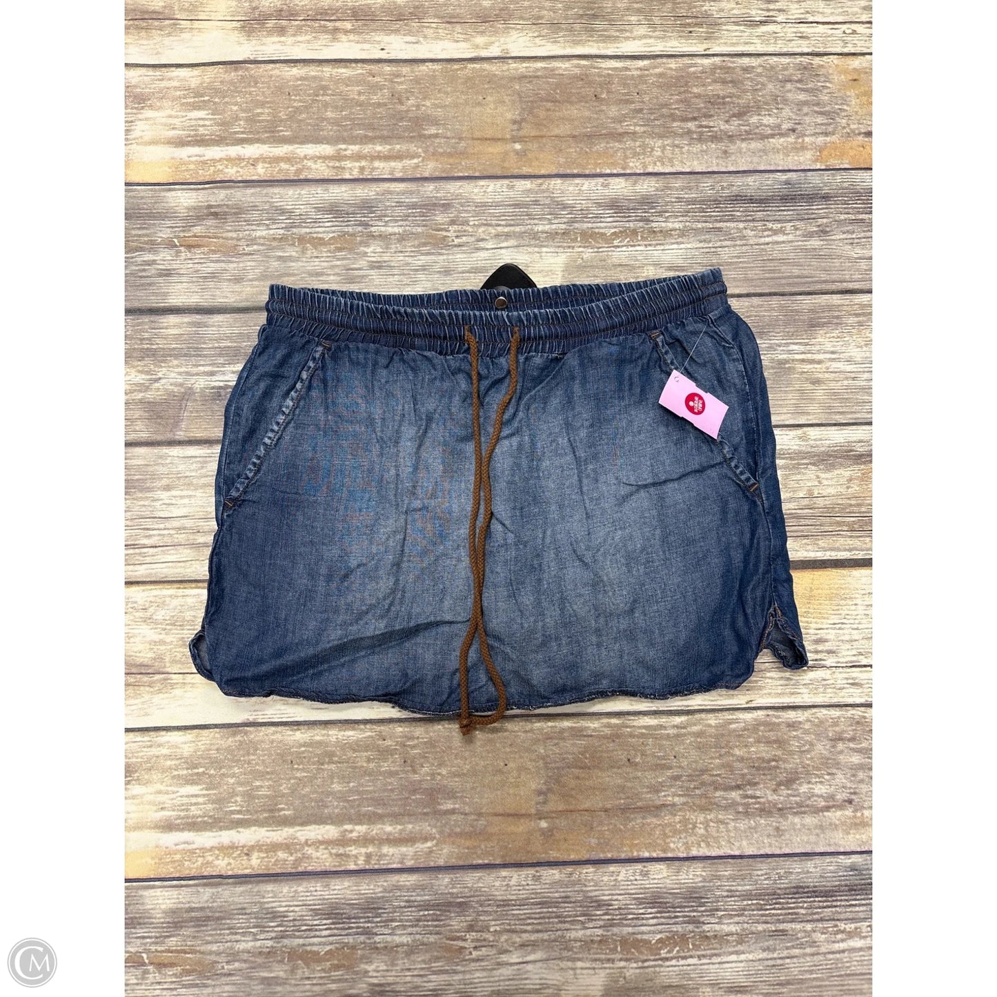 Skirt Mini & Short By Cloth & Stone In Blue Denim, Size: S