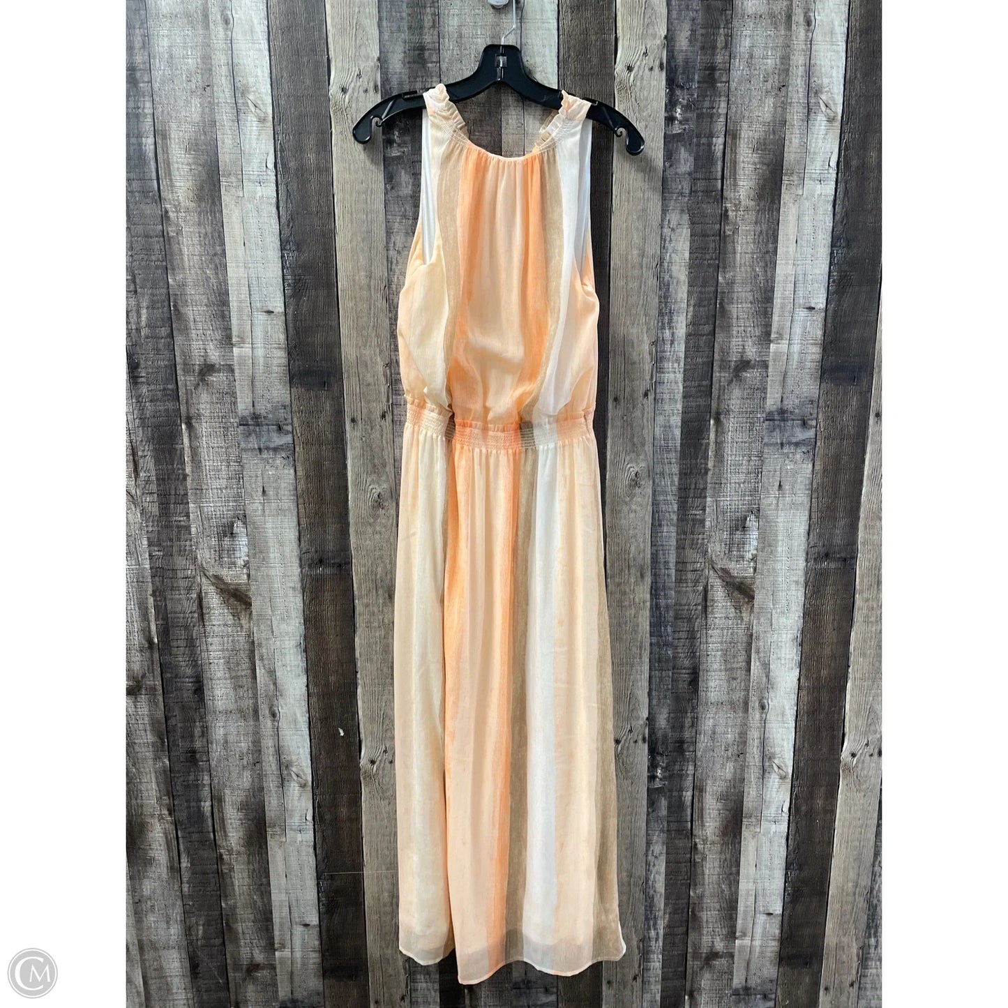 Dress Casual Maxi By Chicos In Orange, Size: 0