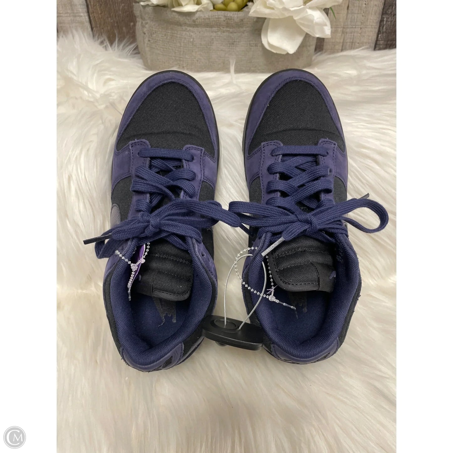 Shoes Athletic By Nike In Black & Purple, Size: 7