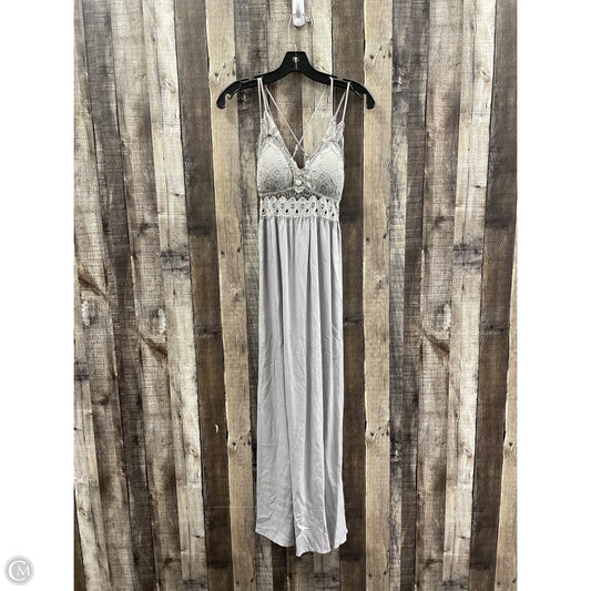 Dress Casual Maxi By Pink Lily In Grey, Size: S