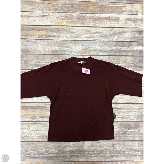 Top 3/4 Sleeve By Chicos In Brown, Size: S
