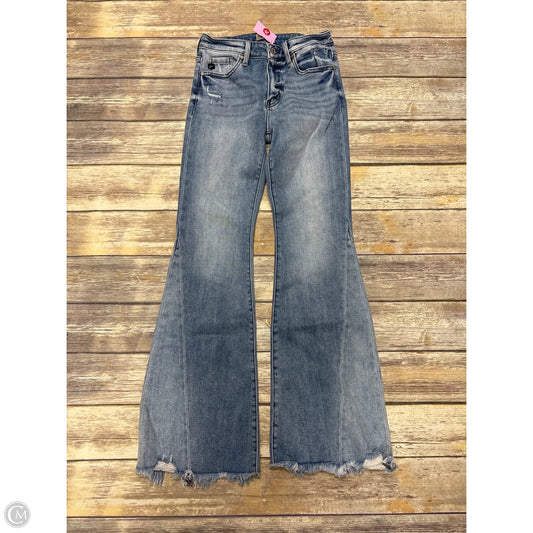 Jeans Flared By Kancan In Blue Denim, Size: 2