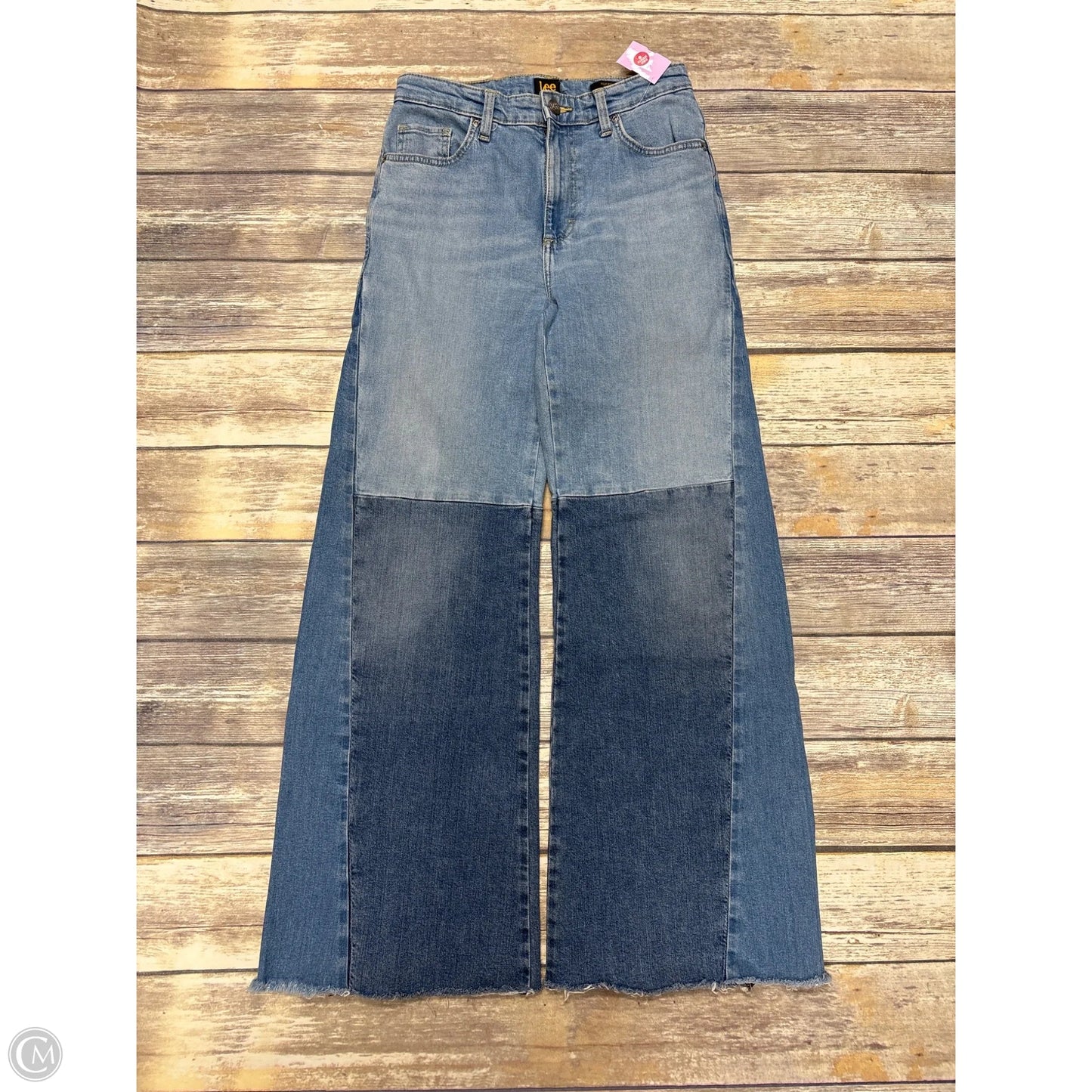 Jeans Flared By Lee In Blue, Size: 4