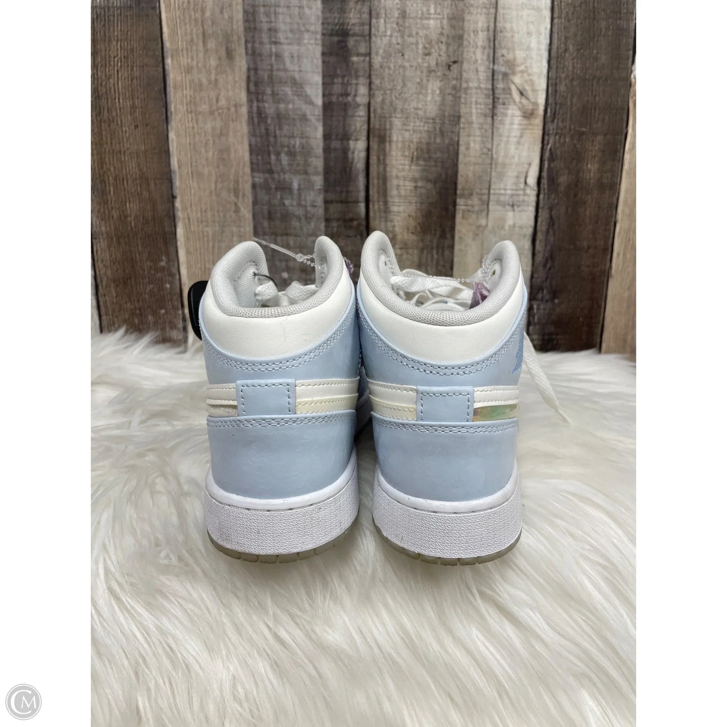 Shoes Luxury Designer By Jordan In Blue, Size: 8