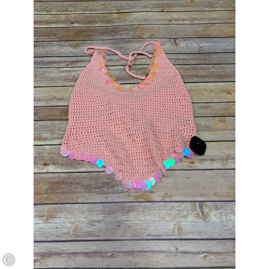 Top Sleeveless By Shein In Pink, Size: L