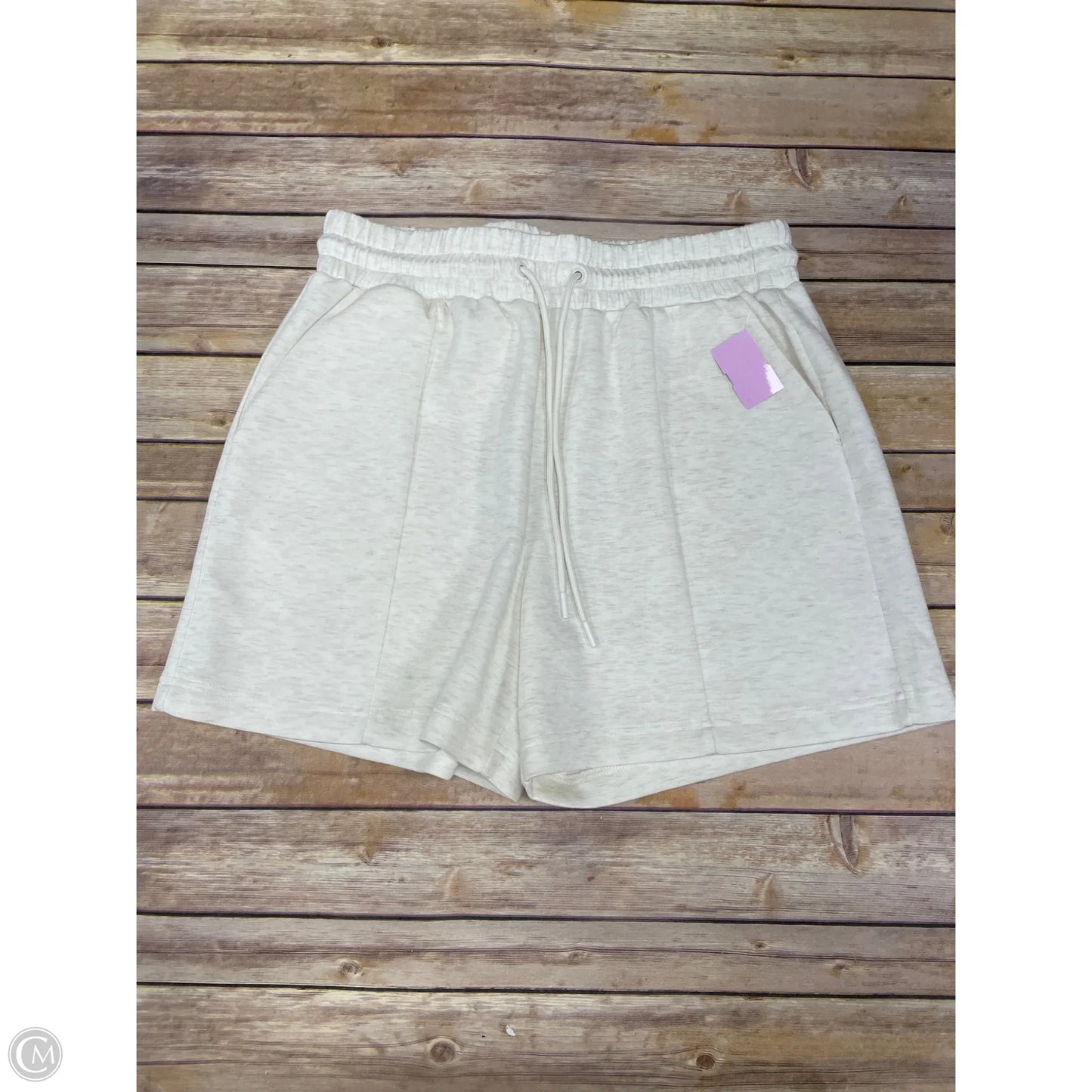 Athletic Shorts 2pc By Zella In Cream, Size: M