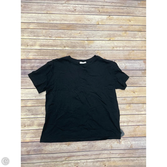 Top Short Sleeve By Active Usa In Black, Size: L