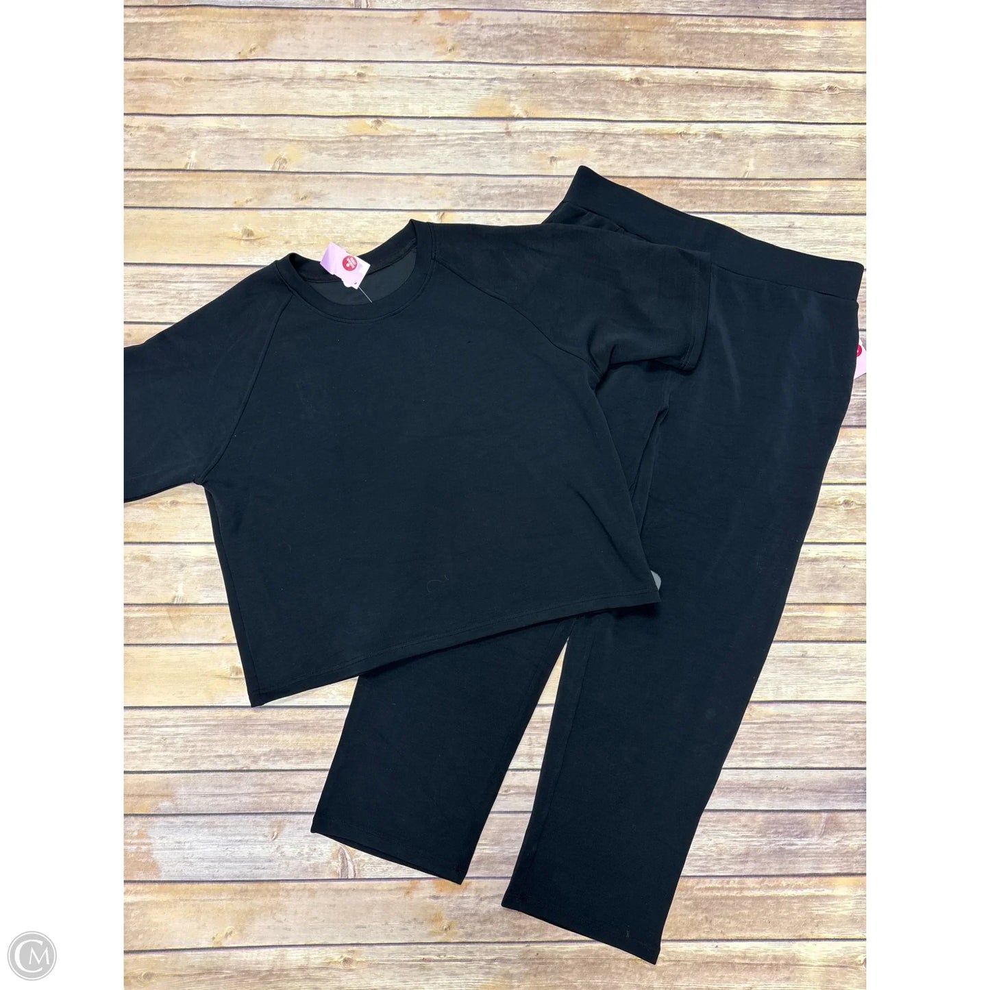 Pants Set 2pc By Mono B In Black, Size: L