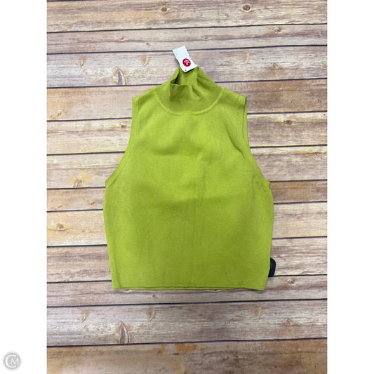 Top Sleeveless By Zara In Green, Size: L