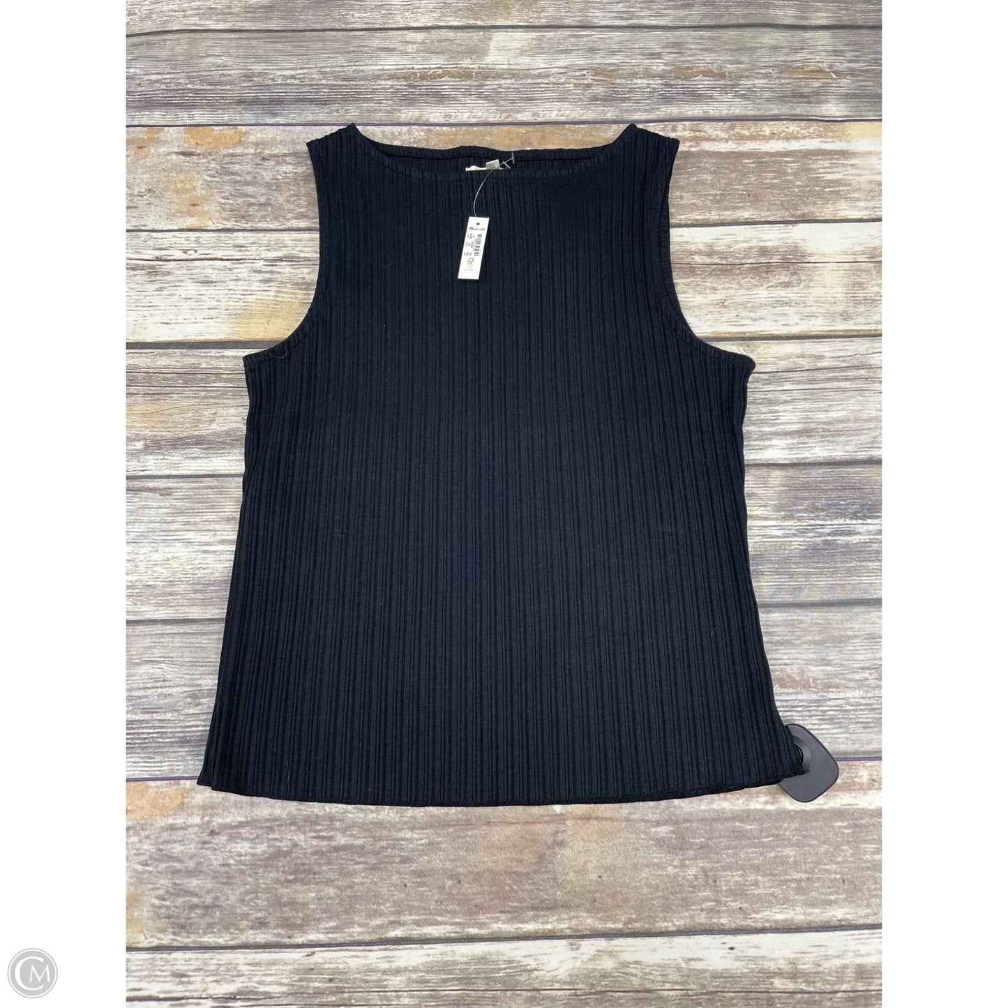 Top Sleeveless By Madewell In Black, Size: M