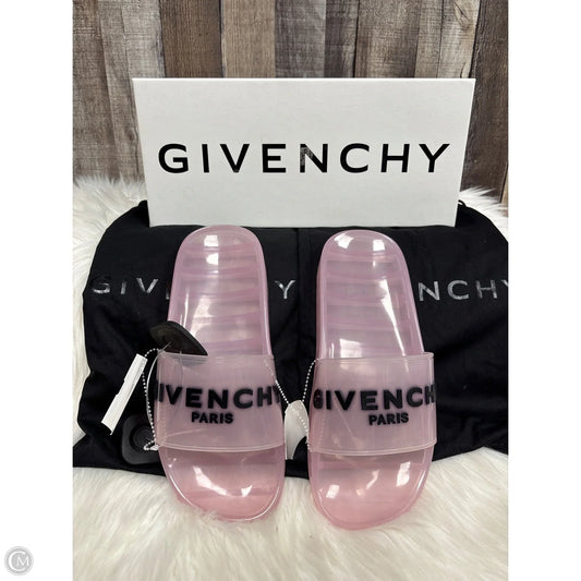 Sandals Luxury Designer By Givenchy In Pink, Size: 10