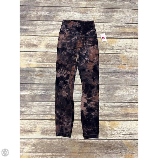 Athletic Leggings By Lululemon In Multi-colored, Size: 0