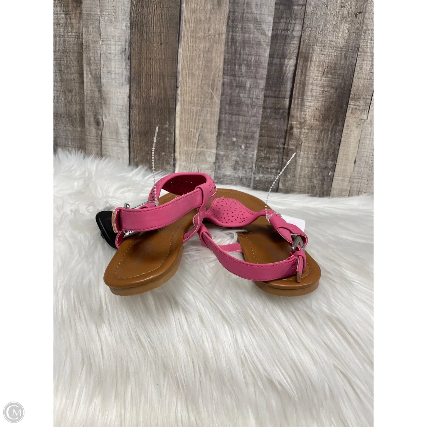 Sandals Flats By Arizona In Pink, Size: 8