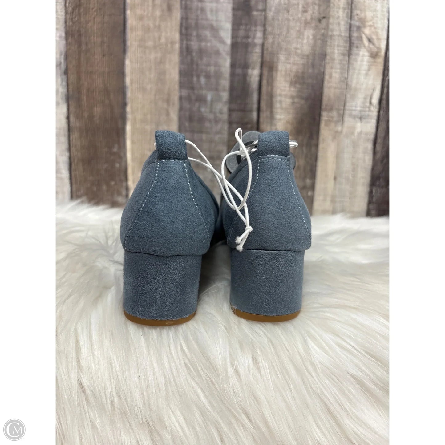 Shoes Heels Block By Universal Thread In Blue, Size: 6.5