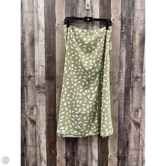 Skirt Midi By Cato In Green, Size: M