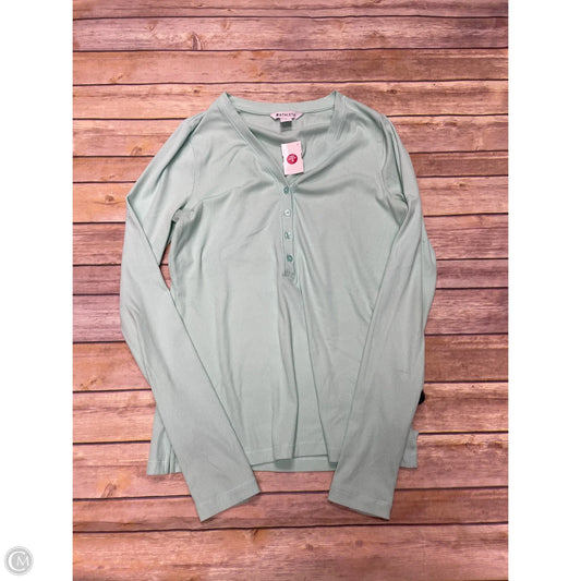 Athletic Top Long Sleeve Crewneck By Athleta In Teal, Size: M