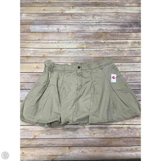 Skirt Mini & Short By Old Navy In Tan, Size: Xxl