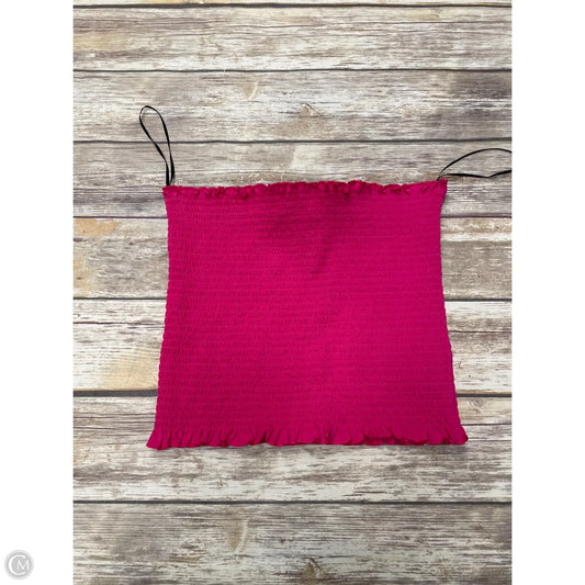 Top Sleeveless By H&m In Pink, Size: L