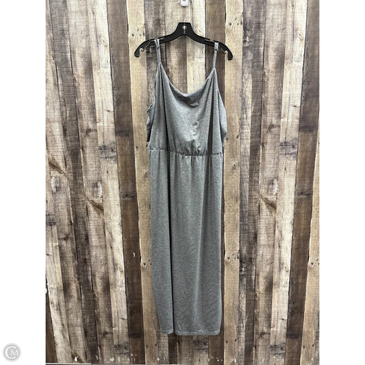Dress Casual Maxi By Old Navy In Grey, Size: Xxl