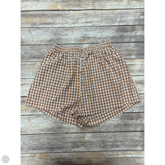 Shorts By Cme In Checkered Pattern, Size: Xl