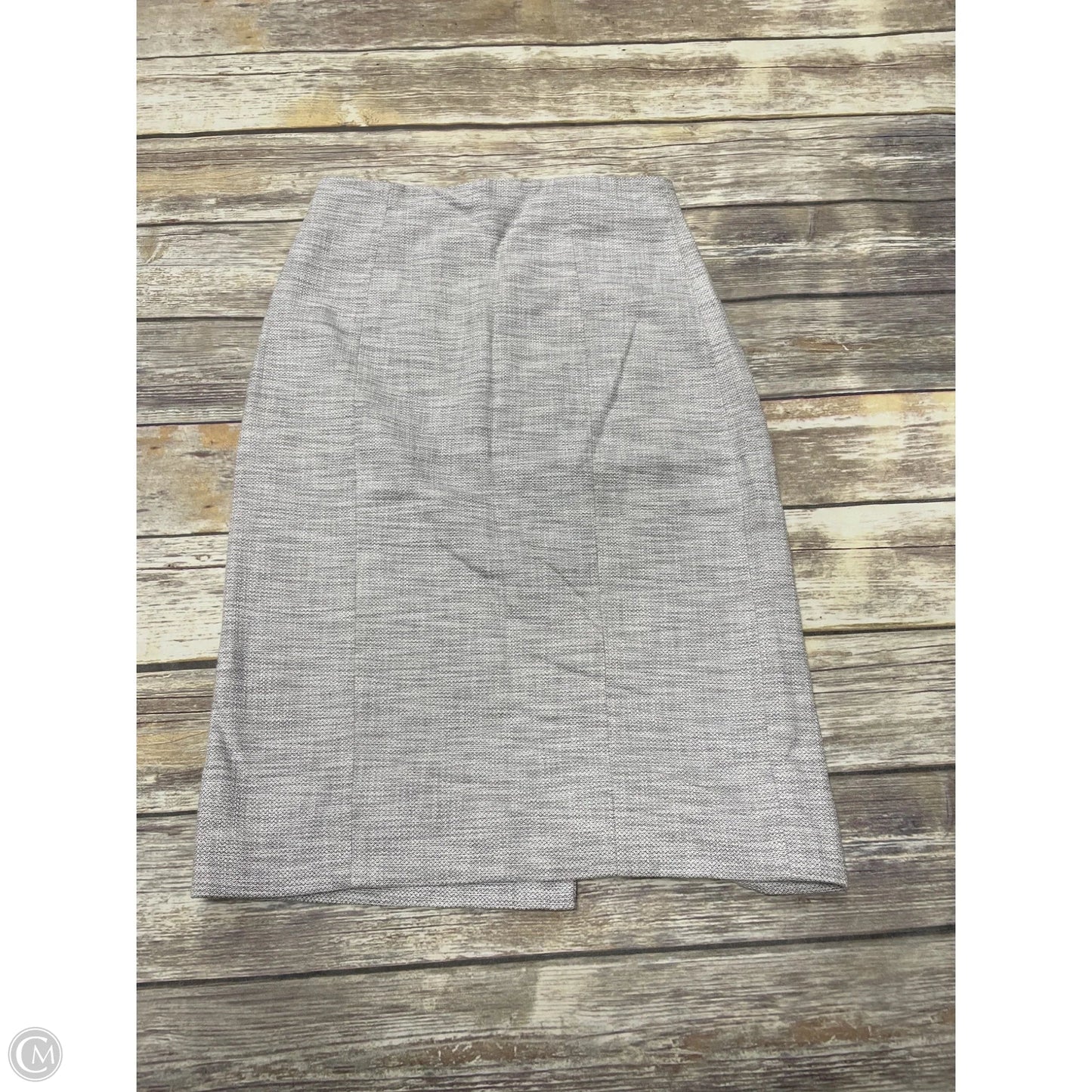 Skirt Midi By Banana Republic In Grey, Size: 8
