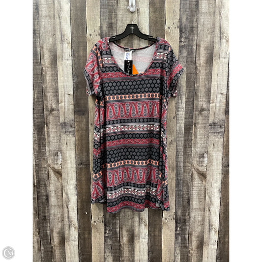 Dress Casual Midi By Cme In Paisley Print, Size: 2x