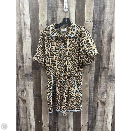 Romper By Anniewear In Animal Print, Size: S