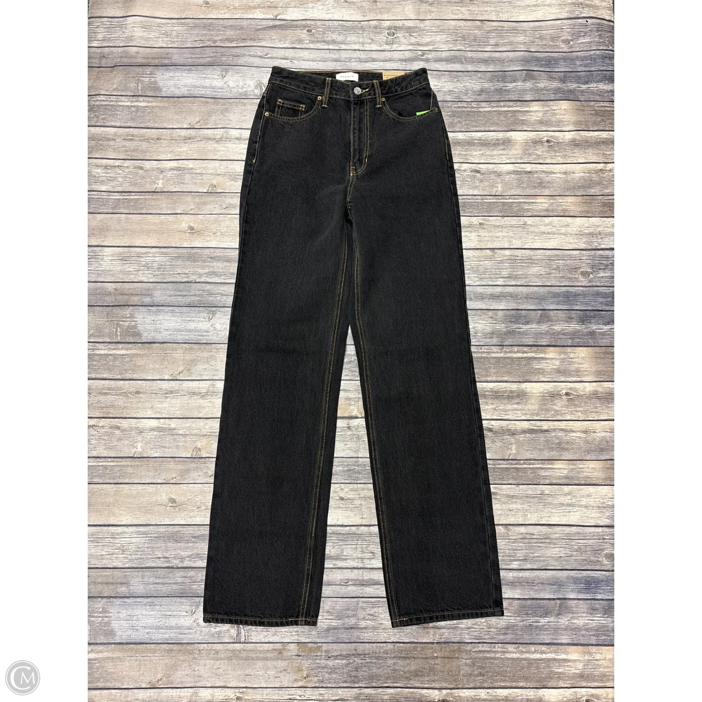 Jeans Straight By Pacsun In Black, Size: 2