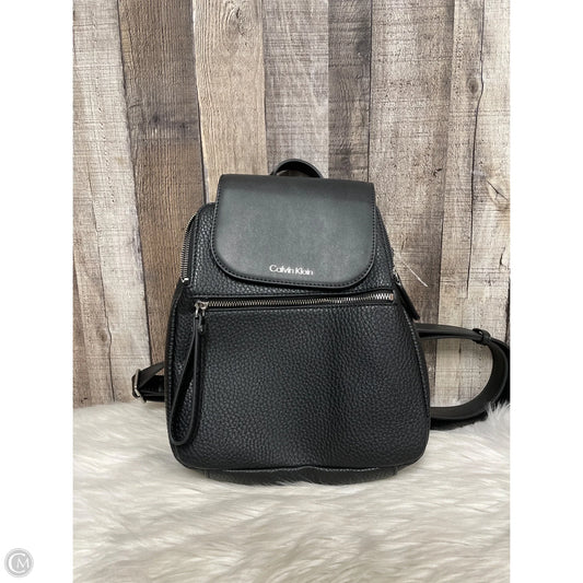 Backpack Leather By Calvin Klein, Size: Small