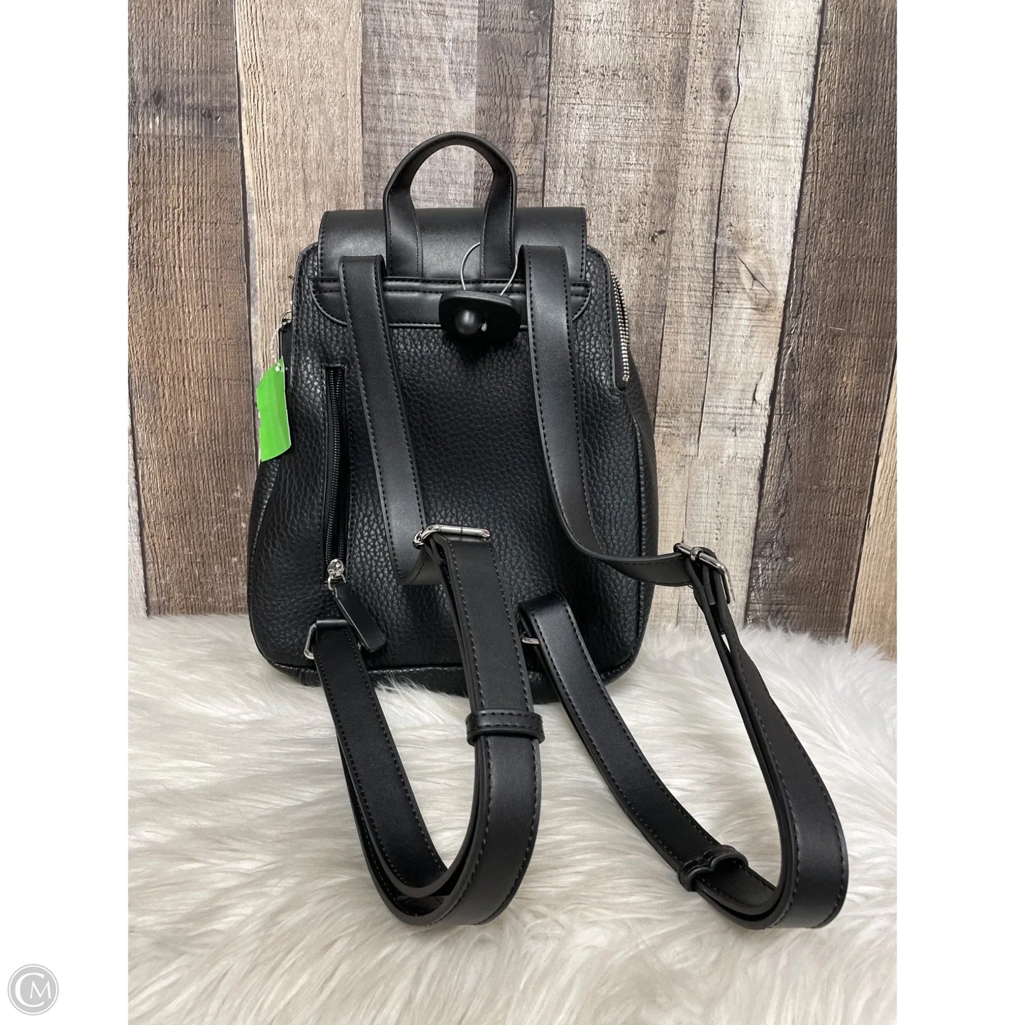 Backpack Leather By Calvin Klein, Size: Small