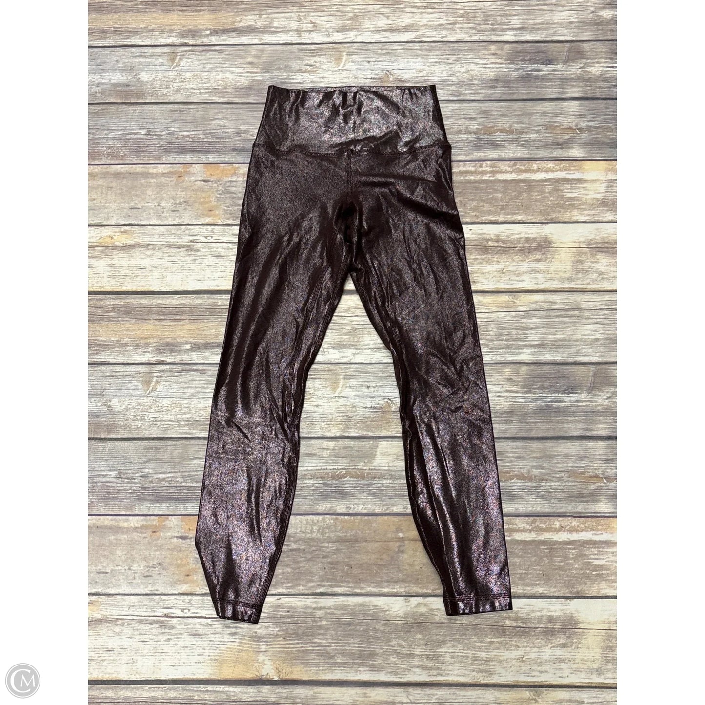 Athletic Leggings By Lululemon In Maroon, Size: 4