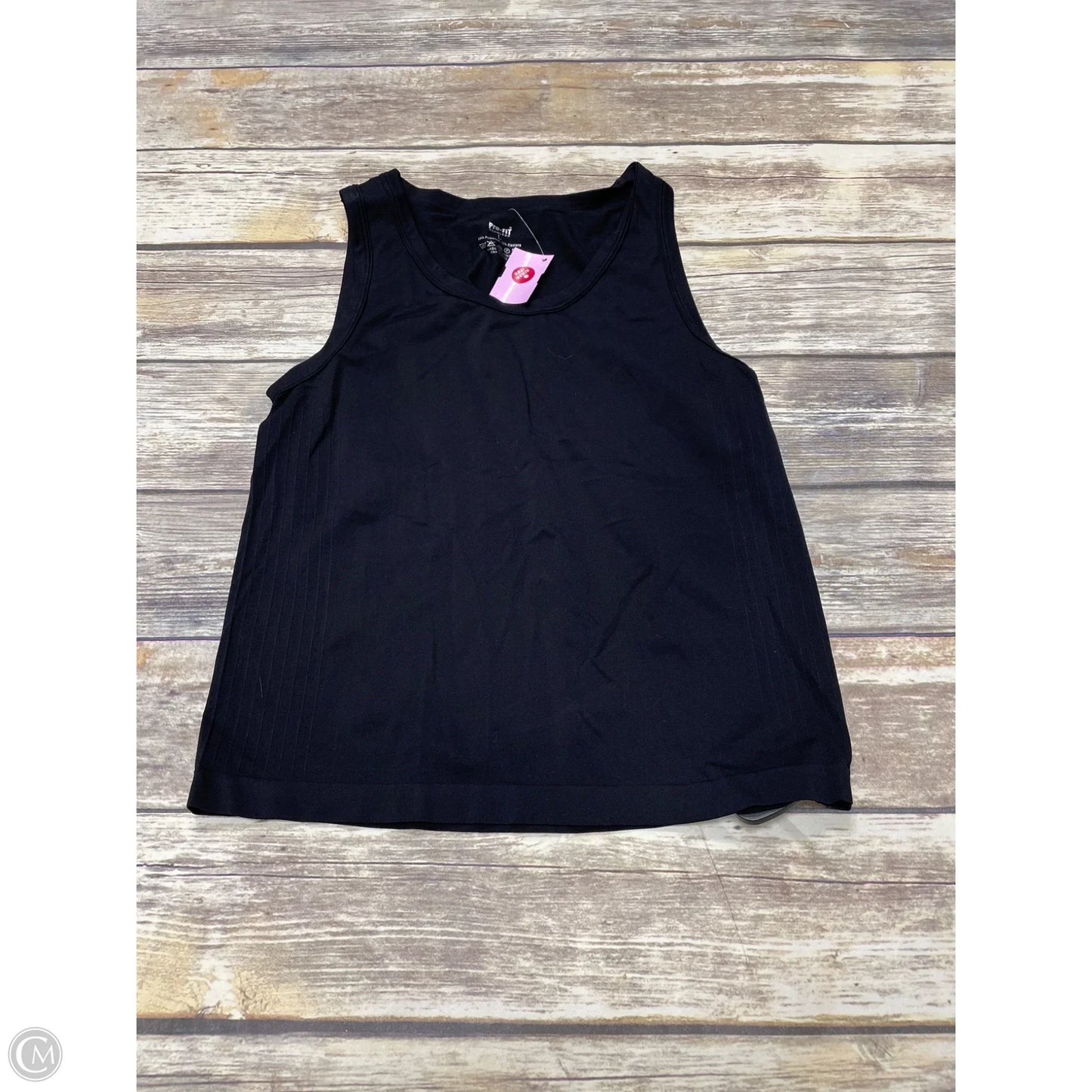 Athletic Tank Top By Pro-fit In Black, Size: L