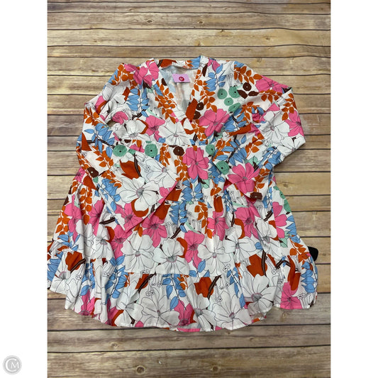 Dress Casual Midi By Shein In Multi-colored, Size: L