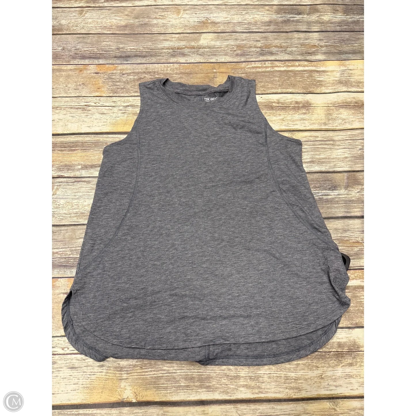 Athletic Tank Top By Tek Gear In Grey, Size: M