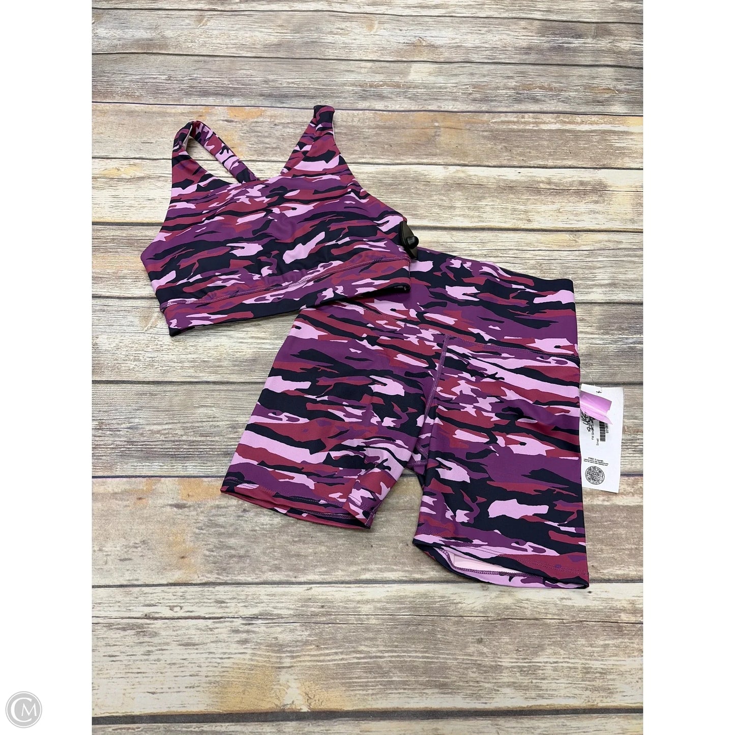 Athletic Shorts 2pc By Cme In Pink, Size: S