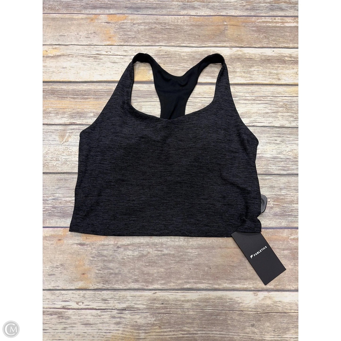 Athletic Tank Top By Fabletics In Grey, Size: M