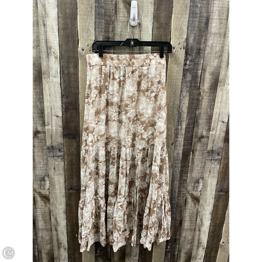 Skirt Maxi By Arula In Brown, Size: 1x