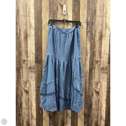 Skirt Maxi By Jessica Simpson In Blue, Size: L