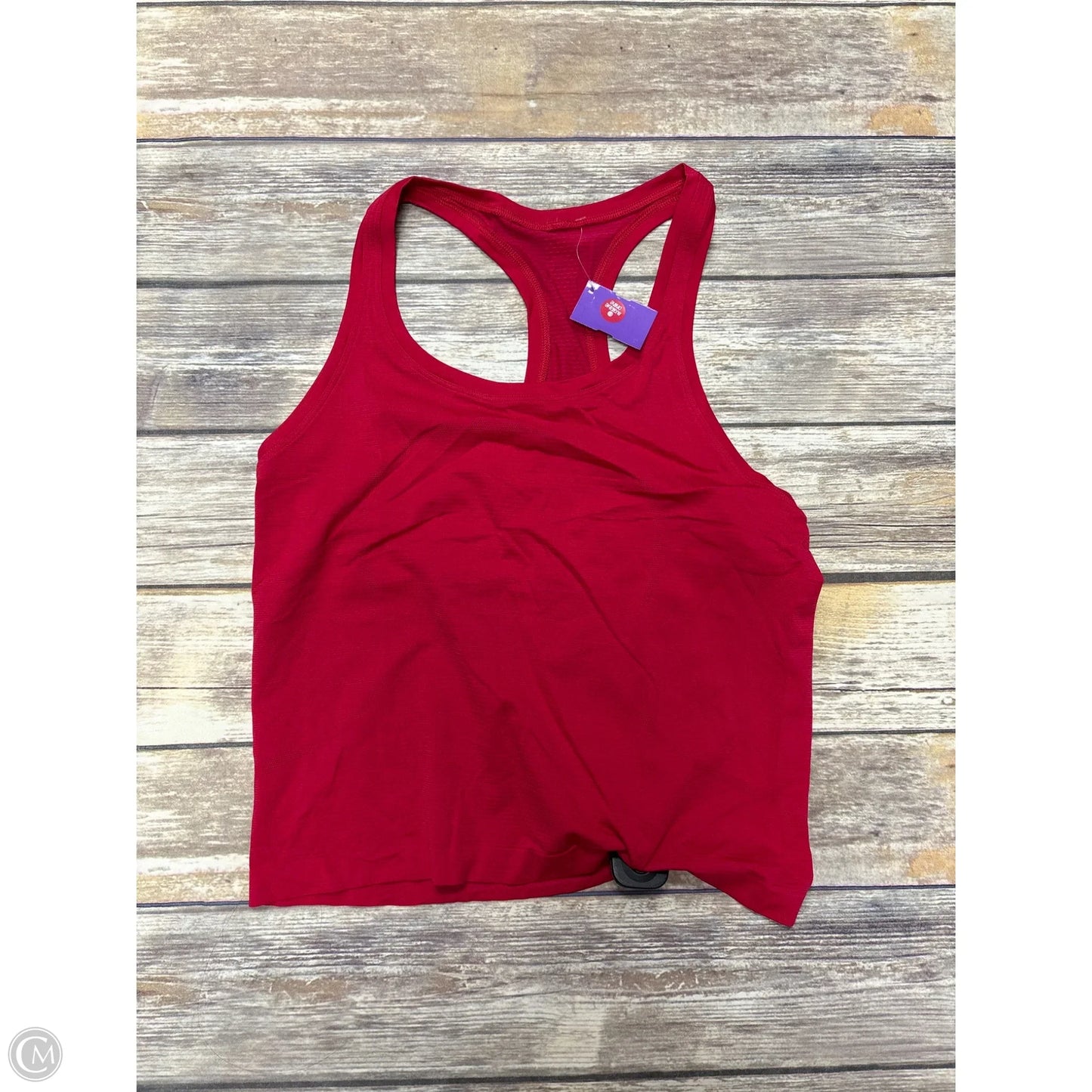 Athletic Tank Top By Lululemon In Red, Size: S