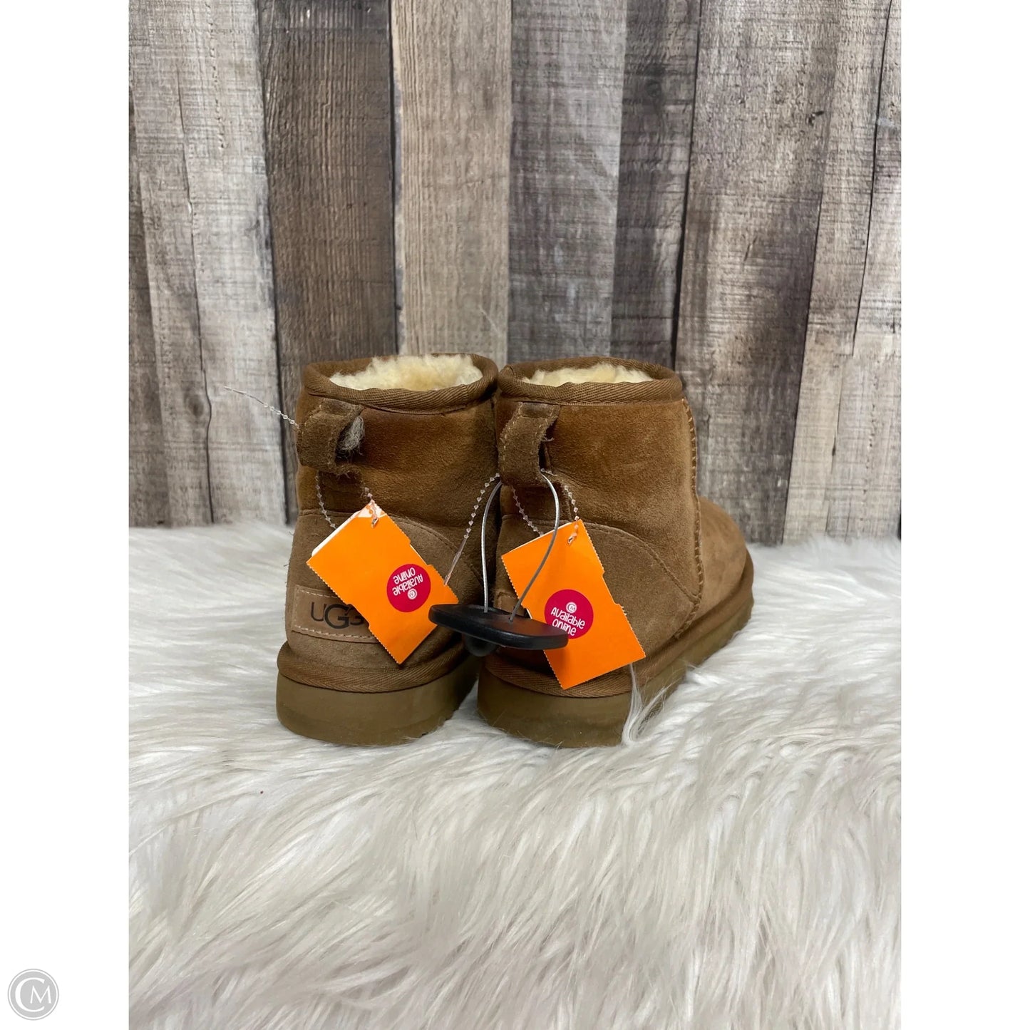 Boots Designer By Ugg In Tan, Size: 5