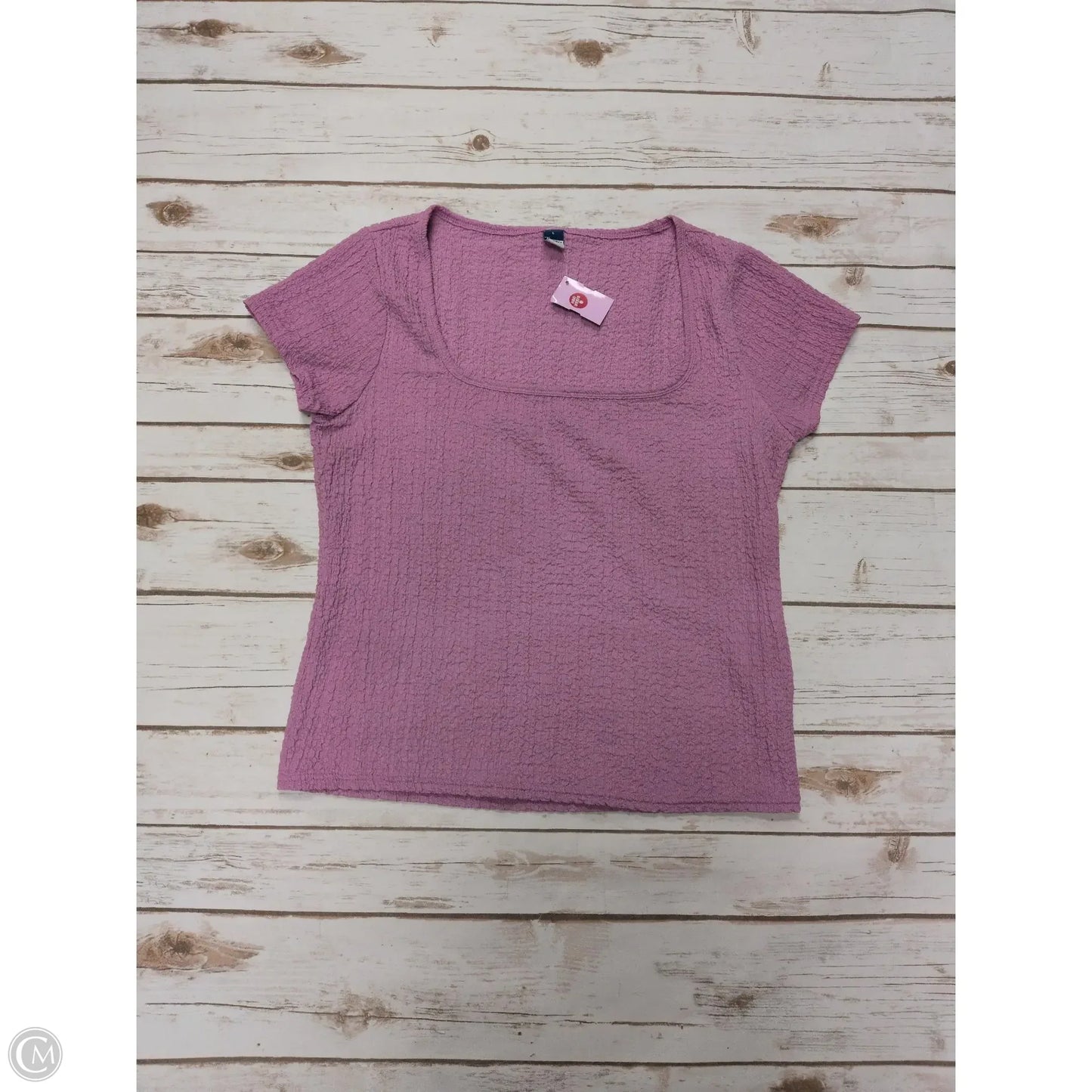 Top Short Sleeve By Old Navy In Pink, Size: L