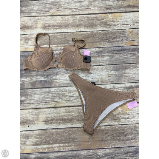 Swimsuit 2pc By Cmf In Brown, Size: L