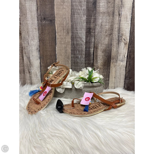 Sandals Flats By Sam And Libby In Brown, Size: 8.5