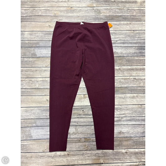 Pants Leggings By J. Jill In Purple, Size: L