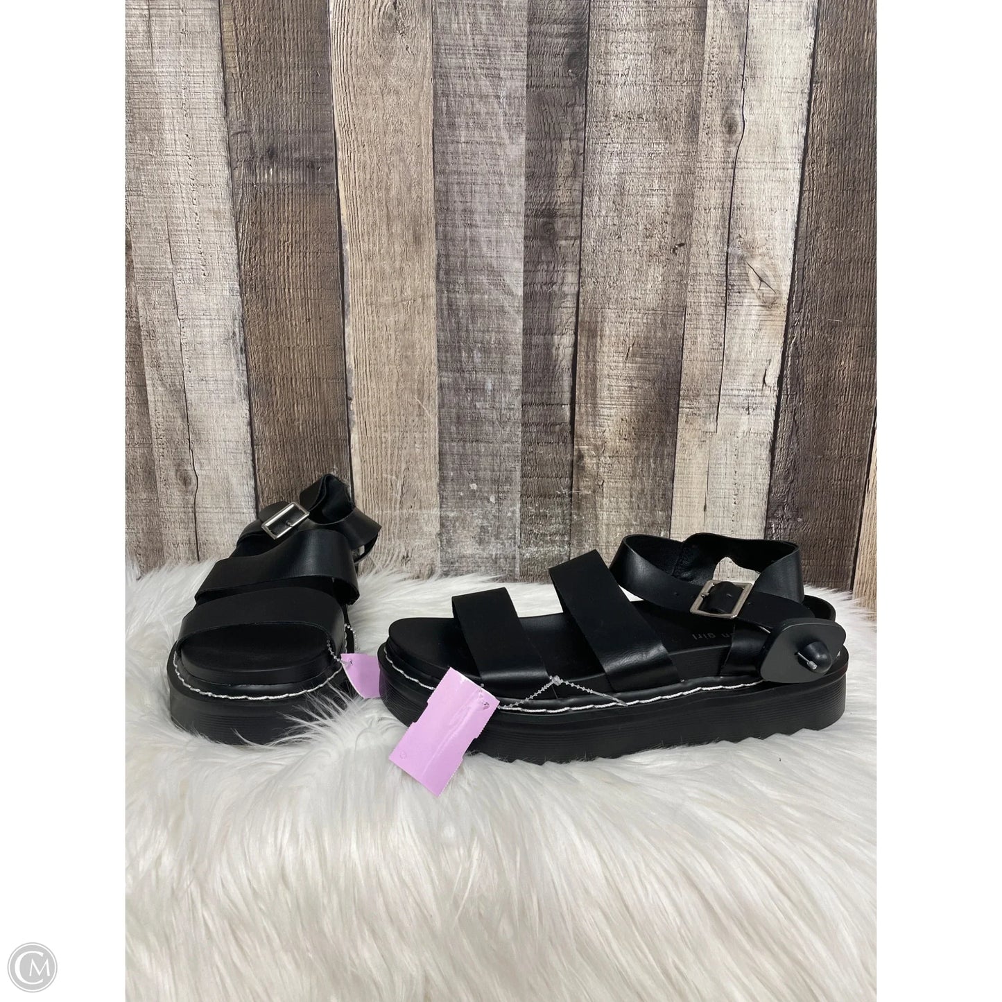 Sandals Heels Platform By Madden Girl In Black, Size: 10