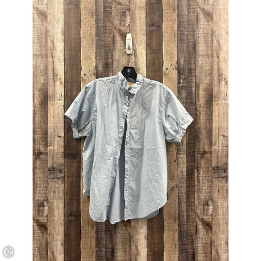 Top Short Sleeve By Nation Ltd In Blue, Size: S