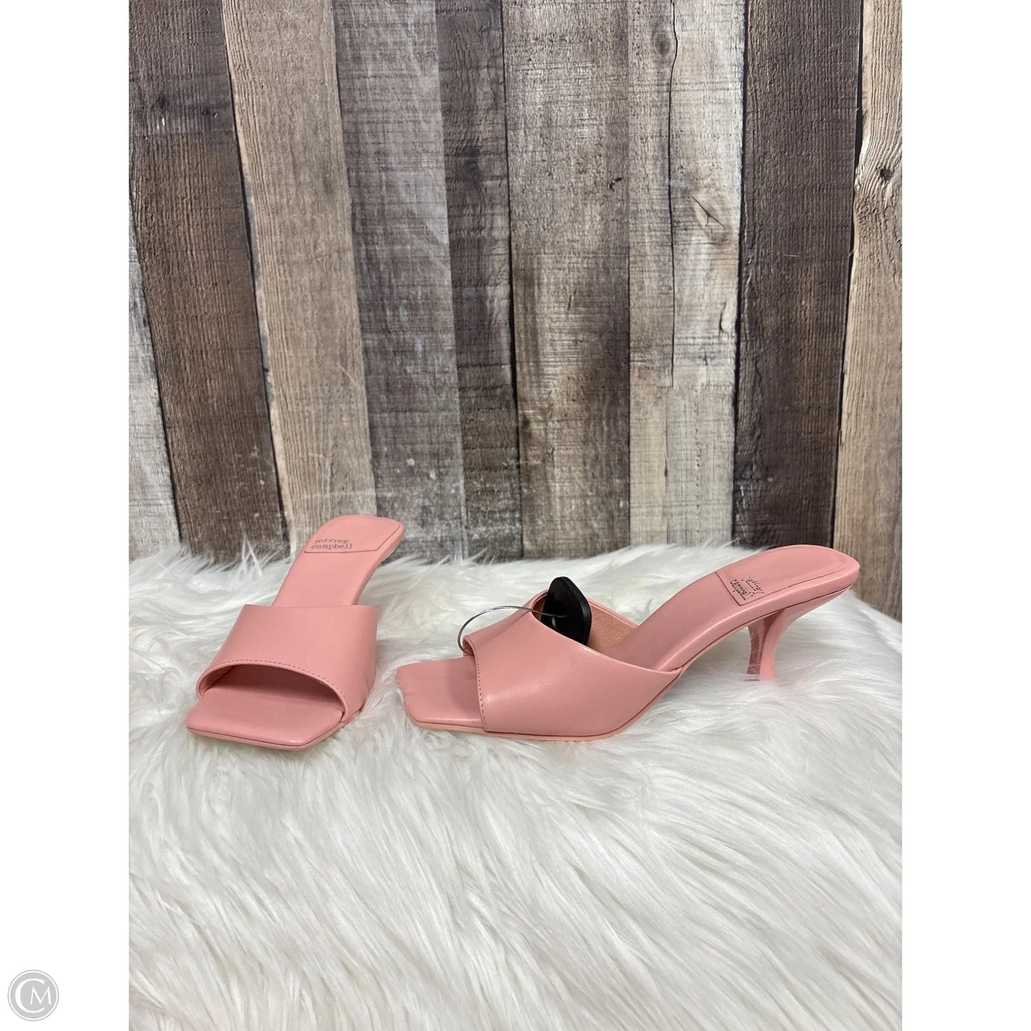 Sandals Heels Kitten By Jeffrey Campbell In Pink, Size: 7