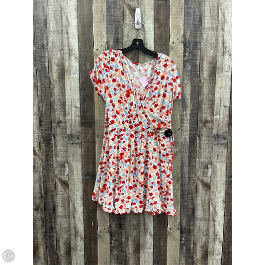 Dress Casual Short By Xhilaration In Floral Print, Size: Xxl