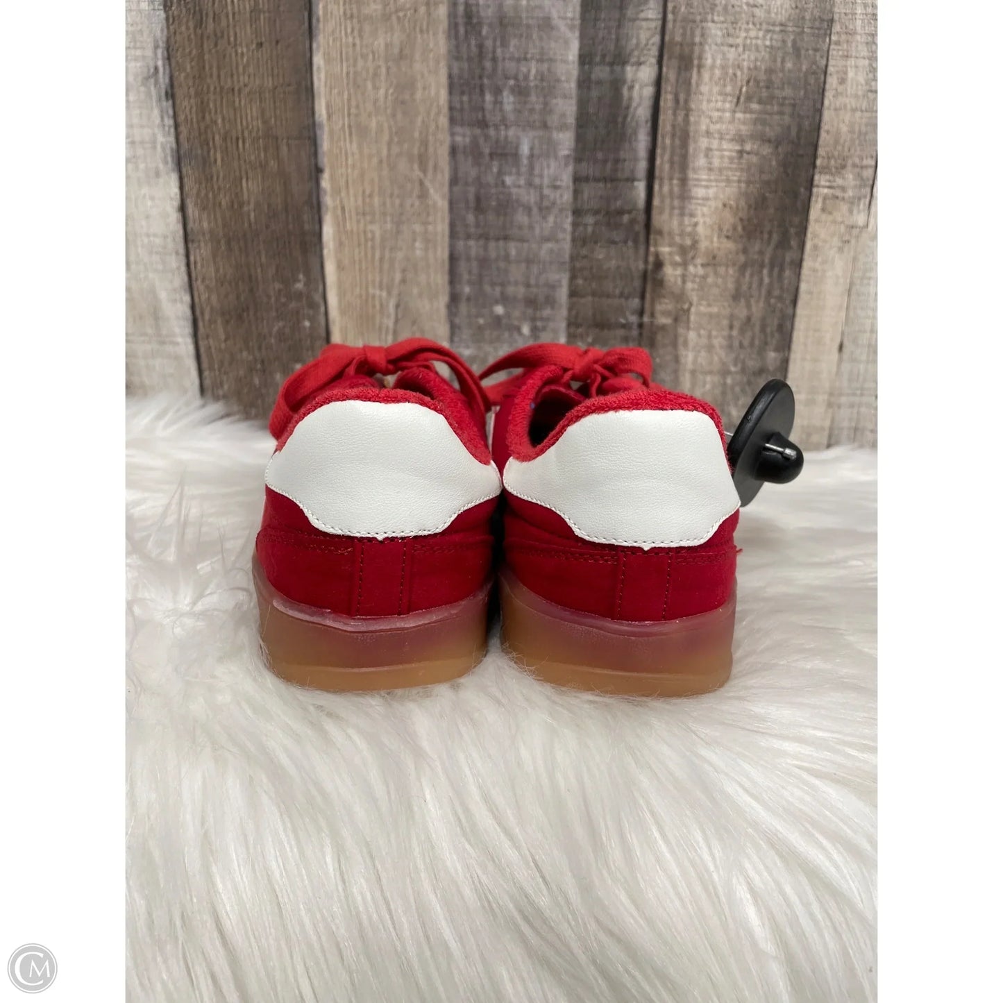 Shoes Sneakers By Madden Girl In Red, Size: 7.5