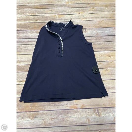 Top Sleeveless By Lands End In Blue, Size: S